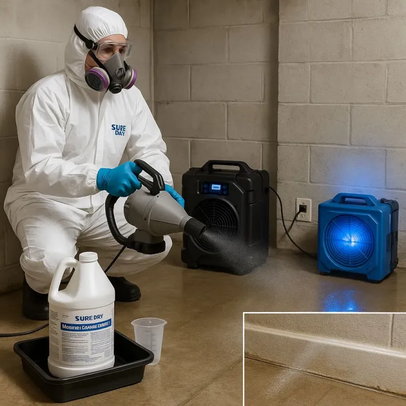 Sanitization and Odor Removal process in Rosharon, TX