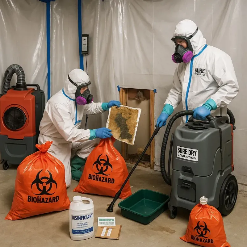 Contaminated Water Handling Protocols process in Rosharon, TX